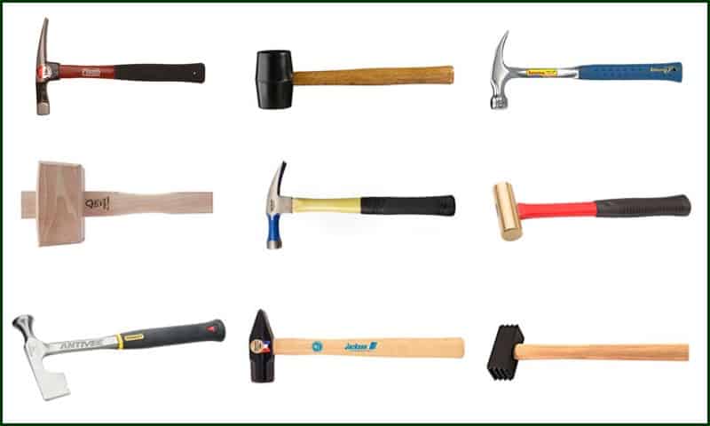 different types of hammers and their uses