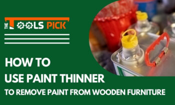 Removing Paint From Wooden Furniture By Using Paint Thinner